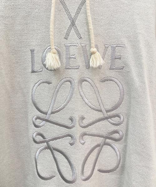 LOEWE（ロエベ）LOEWE (ロエベ) アナグラムインサイドアウトパーカー グレー サイズ:Sの古着・服飾アイテム
