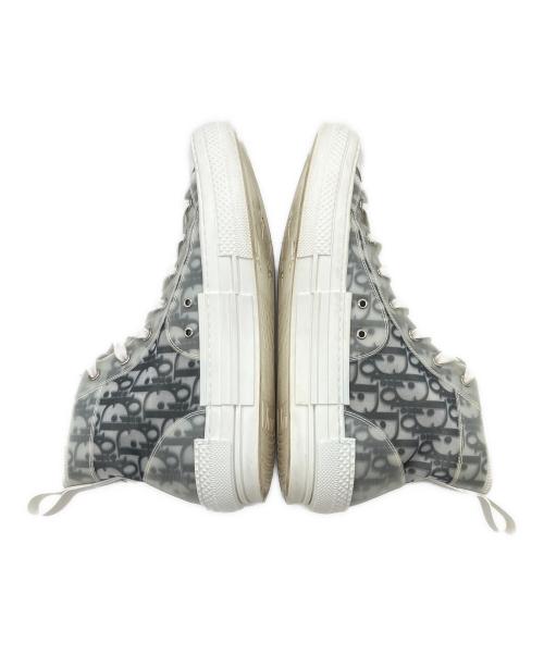Dior（ディオール）Dior (ディオール) /B23 リーグ ハイトップスニーカー/オブリークハイカットスニーカー グレー サイズ:42の古着・服飾アイテム