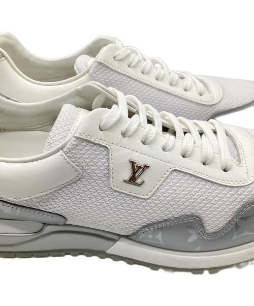 LOUIS VUITTON（ルイ ヴィトン）LOUIS VUITTON (ルイ ヴィトン) LVランアウェイラインスニーカー ホワイト×シルバー サイズ:7の古着・服飾アイテム