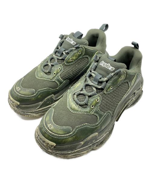 BALENCIAGA（バレンシアガ）BALENCIAGA (バレンシアガ) TRIPLE S オリーブ サイズ:43の古着・服飾アイテム