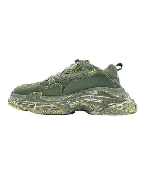 BALENCIAGA（バレンシアガ）BALENCIAGA (バレンシアガ) TRIPLE S オリーブ サイズ:43の古着・服飾アイテム