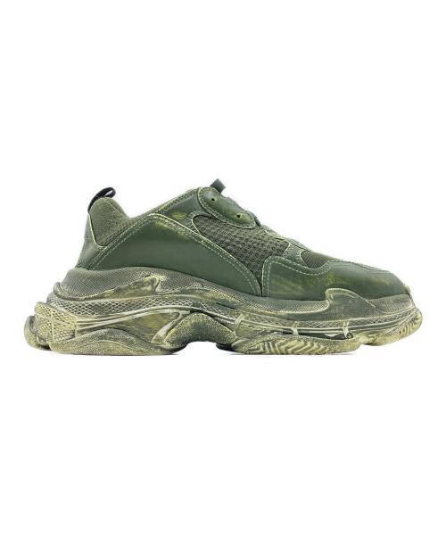 BALENCIAGA（バレンシアガ）BALENCIAGA (バレンシアガ) TRIPLE S オリーブ サイズ:43の古着・服飾アイテム