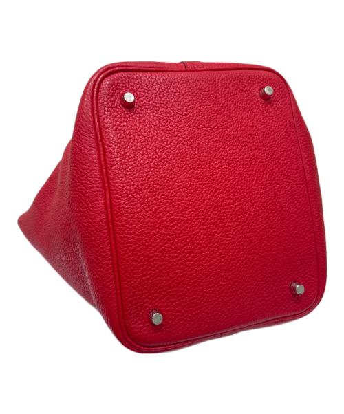 HERMES（エルメス）HERMES (エルメス) ハンドバッグ ルージュカザック×シルバー金具 サイズ:MMの古着・服飾アイテム