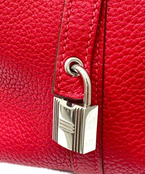 HERMES（エルメス）HERMES (エルメス) ハンドバッグ ルージュカザック×シルバー金具 サイズ:MMの古着・服飾アイテム