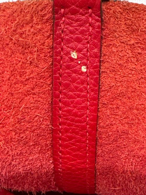 HERMES（エルメス）HERMES (エルメス) ハンドバッグ ルージュカザック×シルバー金具 サイズ:MMの古着・服飾アイテム
