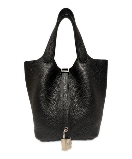 HERMES（エルメス）HERMES (エルメス) ピコタンロック PM ブラック サイズ:PMの古着・服飾アイテム