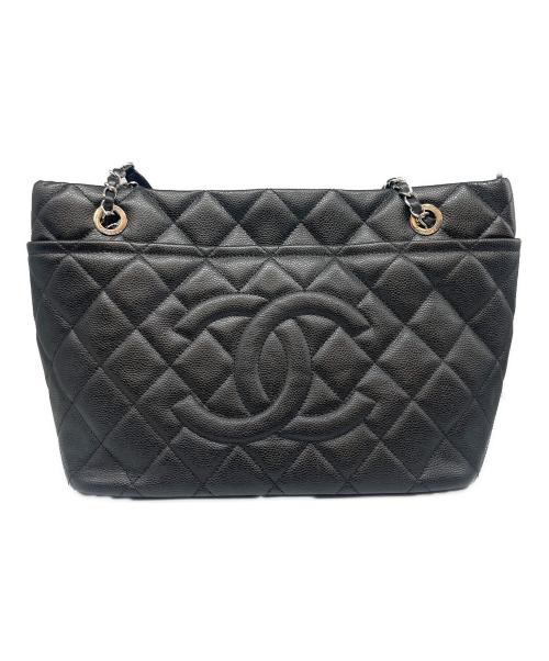 CHANEL（シャネル）CHANEL (シャネル) GST トートバッグ ブラックの古着・服飾アイテム