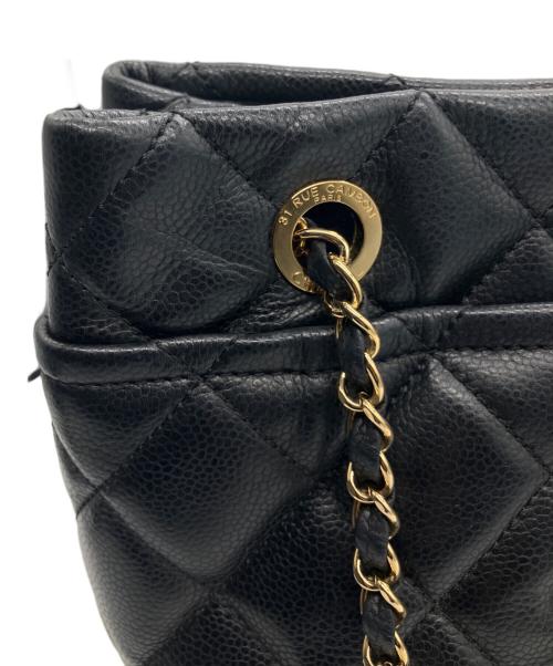CHANEL（シャネル）CHANEL (シャネル) ココマークチェーンショルダーバッグ ブラックの古着・服飾アイテム