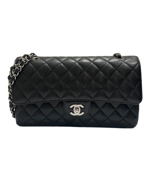 CHANEL（シャネル）CHANEL (シャネル) マトラッセ25 ブラック×シルバー サイズ:25の古着・服飾アイテム