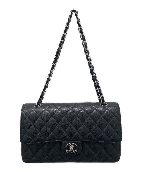 CHANEL（シャネル）CHANEL (シャネル) マトラッセ25 ブラック×シルバー サイズ:25の古着・服飾アイテム