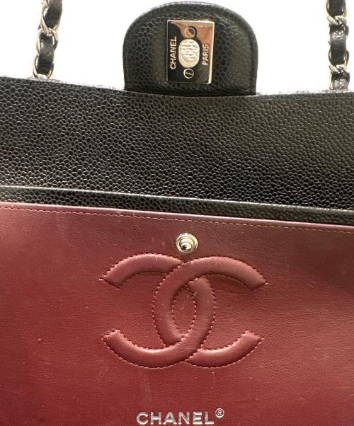 CHANEL（シャネル）CHANEL (シャネル) マトラッセ25 ブラック×シルバー サイズ:25の古着・服飾アイテム
