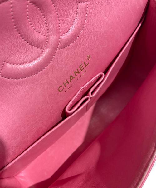 CHANEL（シャネル）CHANEL (シャネル) ツイードチェーンショルダーバッグ ピンクの古着・服飾アイテム