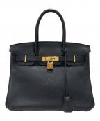 HERMESエルメス）の古着「バーキン30」｜ブラック×ゴールド金具