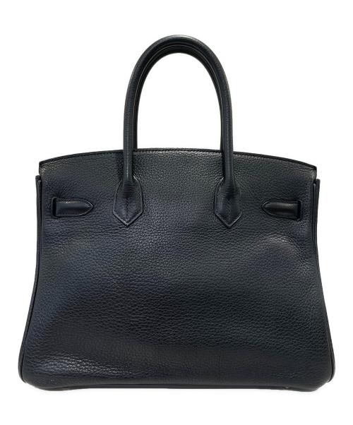 HERMES（エルメス）HERMES (エルメス) バーキン30/ハンドバッグ/ゴールド金具/トリヨンクレマンス/□M刻印/2009年頃 ブラック×ゴールド金具 サイズ:30の古着・服飾アイテム