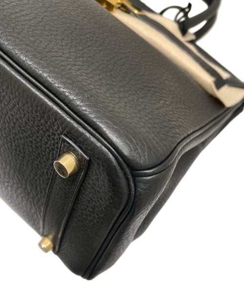 HERMES（エルメス）HERMES (エルメス) バーキン30/ハンドバッグ/ゴールド金具/トリヨンクレマンス/□M刻印/2009年頃 ブラック×ゴールド金具 サイズ:30の古着・服飾アイテム