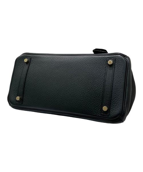 HERMES（エルメス）HERMES (エルメス) バーキン30/ハンドバッグ/ゴールド金具/トリヨンクレマンス/□M刻印/2009年頃 ブラック×ゴールド金具 サイズ:30の古着・服飾アイテム