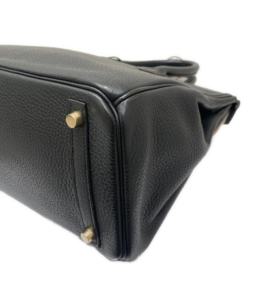 HERMES（エルメス）HERMES (エルメス) バーキン30/ハンドバッグ/ゴールド金具/トリヨンクレマンス/□M刻印/2009年頃 ブラック×ゴールド金具 サイズ:30の古着・服飾アイテム