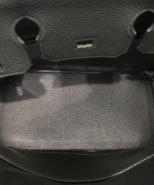 HERMES（エルメス）HERMES (エルメス) バーキン30/ハンドバッグ/ゴールド金具/トリヨンクレマンス/□M刻印/2009年頃 ブラック×ゴールド金具 サイズ:30の古着・服飾アイテム