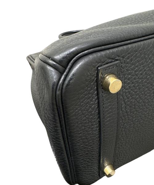 HERMES（エルメス）HERMES (エルメス) バーキン30/ハンドバッグ/ゴールド金具/トリヨンクレマンス/□M刻印/2009年頃 ブラック×ゴールド金具 サイズ:30の古着・服飾アイテム