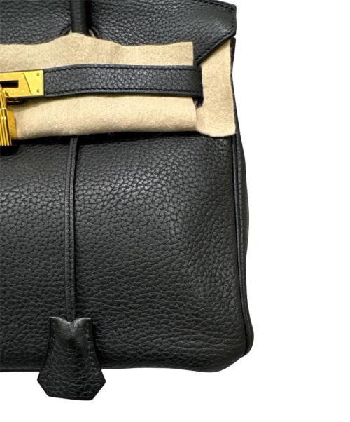 HERMES（エルメス）HERMES (エルメス) バーキン30/ハンドバッグ/ゴールド金具/トリヨンクレマンス/□M刻印/2009年頃 ブラック×ゴールド金具 サイズ:30の古着・服飾アイテム