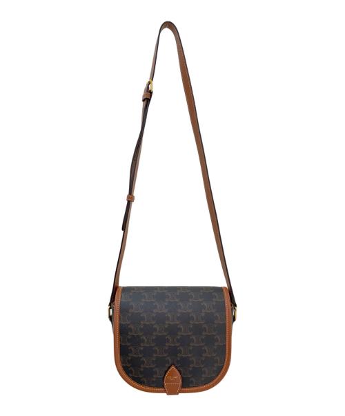CELINE（セリーヌ）CELINE (セリーヌ) ミディアム フォルコ バッグ ブラウン サイズ:ミディアムの古着・服飾アイテム