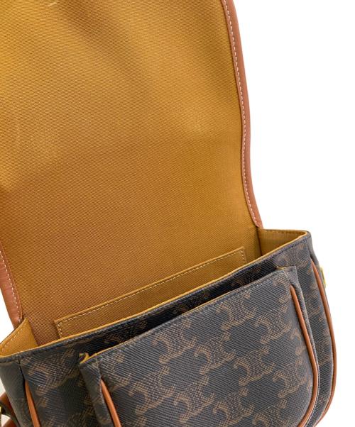 CELINE（セリーヌ）CELINE (セリーヌ) ミディアム フォルコ バッグ ブラウン サイズ:ミディアムの古着・服飾アイテム