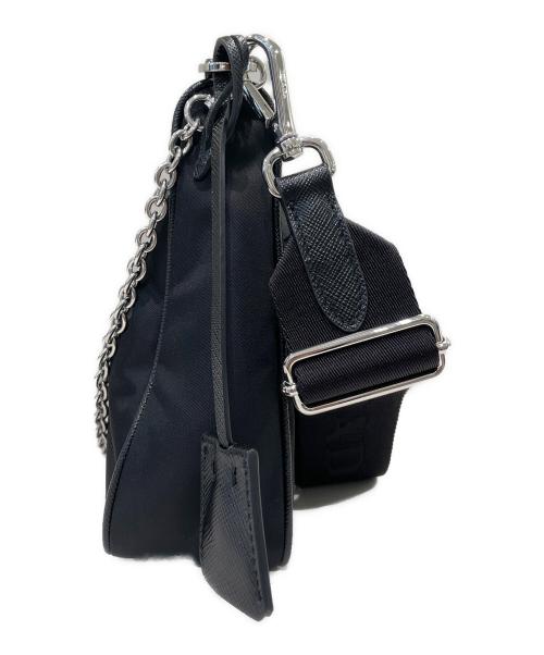 PRADA（プラダ）PRADA (プラダ) Re-Nylonショルダーバッグ ブラックの古着・服飾アイテム