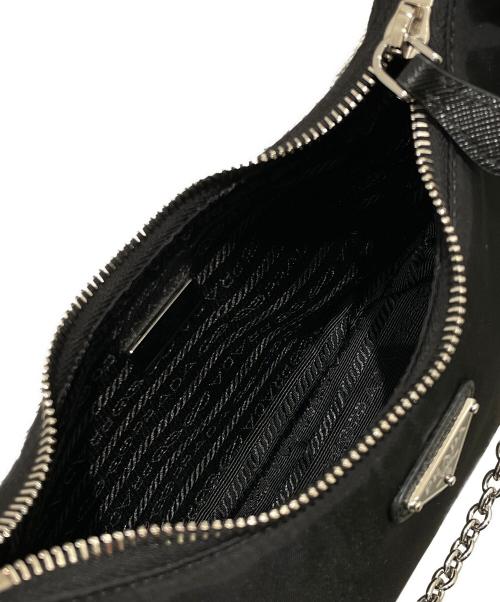 PRADA（プラダ）PRADA (プラダ) Re-Nylonショルダーバッグ ブラックの古着・服飾アイテム