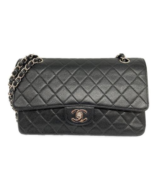 CHANEL（シャネル）CHANEL (シャネル) Wフラップ チェーン ショルダーバッグ ブラック サイズ:25の古着・服飾アイテム