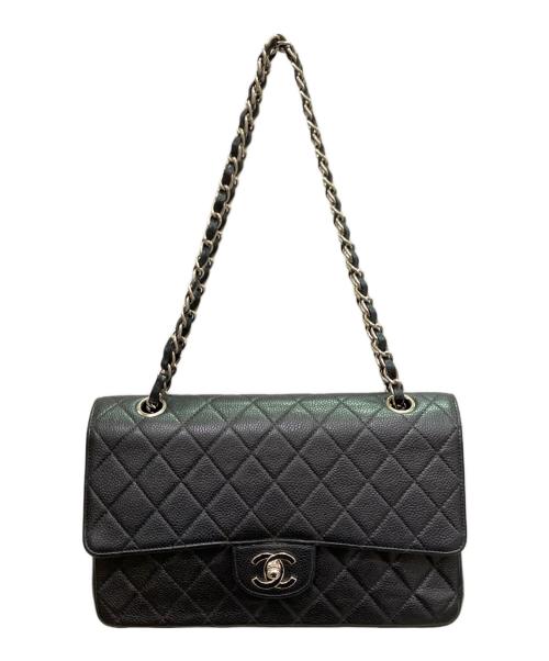 CHANEL（シャネル）CHANEL (シャネル) Wフラップ チェーン ショルダーバッグ ブラック サイズ:25の古着・服飾アイテム