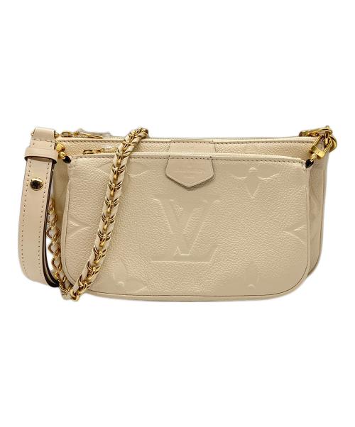 LOUIS VUITTON（ルイ ヴィトン）LOUIS VUITTON (ルイ ヴィトン) ミュルティ･ポシェット･アクセソワール/ショルダーバッグ クレームの古着・服飾アイテム
