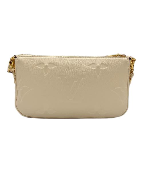 LOUIS VUITTON（ルイ ヴィトン）LOUIS VUITTON (ルイ ヴィトン) ミュルティ･ポシェット･アクセソワール/ショルダーバッグ クレームの古着・服飾アイテム