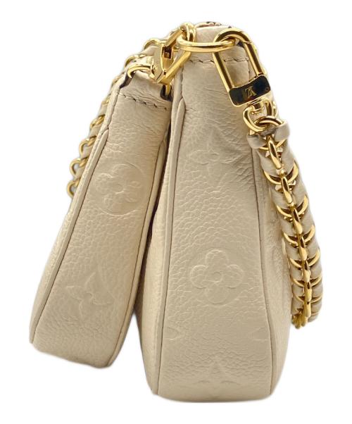 LOUIS VUITTON（ルイ ヴィトン）LOUIS VUITTON (ルイ ヴィトン) ミュルティ･ポシェット･アクセソワール/ショルダーバッグ クレームの古着・服飾アイテム