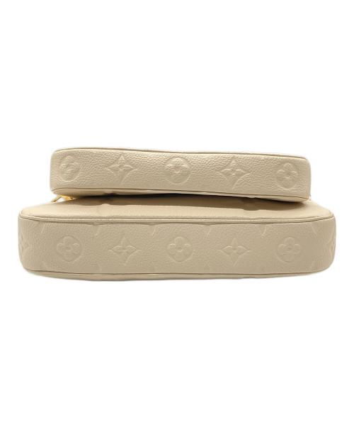 LOUIS VUITTON（ルイ ヴィトン）LOUIS VUITTON (ルイ ヴィトン) ミュルティ･ポシェット･アクセソワール/ショルダーバッグ クレームの古着・服飾アイテム