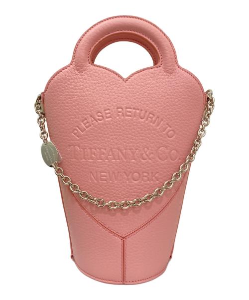 TIFFANY & Co.（ティファニー）TIFFANY & Co. (ティファニー) RTTミニクロスボディバッグ ピンク サイズ:ミニの古着・服飾アイテム