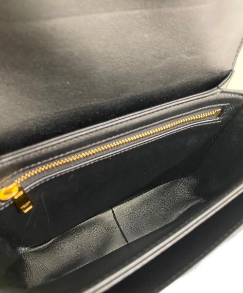 CELINE（セリーヌ）CELINE (セリーヌ) ティーントリオンフバッグ ホワイト×ブラックの古着・服飾アイテム