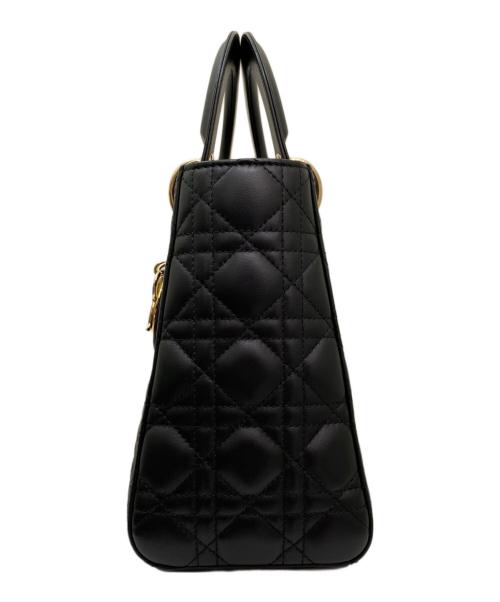 Christian Dior（クリスチャン ディオール）Christian Dior (クリスチャン ディオール) レディディオール ミディアム ブラック サイズ:ミディアムの古着・服飾アイテム