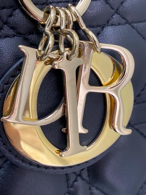 Christian Dior（クリスチャン ディオール）Christian Dior (クリスチャン ディオール) レディディオール ミディアム ブラック サイズ:ミディアムの古着・服飾アイテム