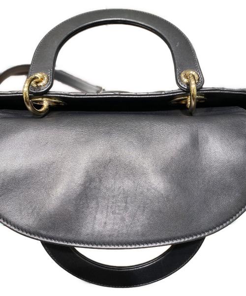 Christian Dior（クリスチャン ディオール）Christian Dior (クリスチャン ディオール) レディディオール ミディアム ブラック サイズ:ミディアムの古着・服飾アイテム