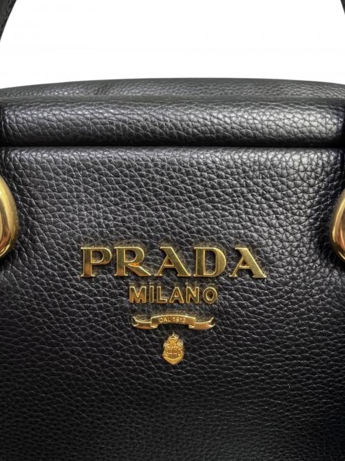 PRADA（プラダ）PRADA (プラダ) ヴィッテロ  ブラック サイズ:-の古着・服飾アイテム