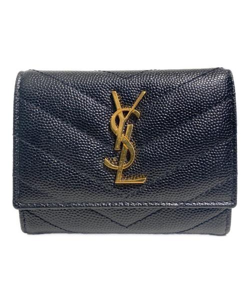 Saint Laurent Paris（サンローランパリ）Saint Laurent Paris (サンローランパリ) 6連レザーキーケース ブラックの古着・服飾アイテム
