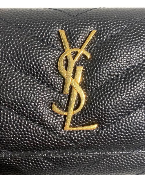 Saint Laurent Paris（サンローランパリ）Saint Laurent Paris (サンローランパリ) 6連レザーキーケース ブラックの古着・服飾アイテム