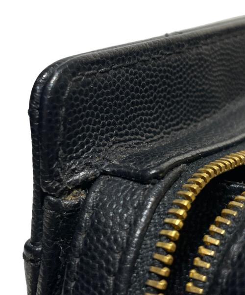 CHANEL（シャネル）CHANEL (シャネル) キャビアスキン トートバッグ ブラックの古着・服飾アイテム