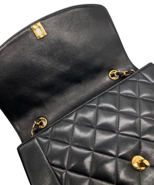 CHANEL（シャネル）CHANEL (シャネル) ダイアナ/Wフラップチェーンショルダーバッグ ブラックの古着・服飾アイテム