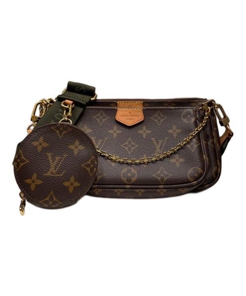 LOUIS VUITTON（ルイ ヴィトン）LOUIS VUITTON (ルイ ヴィトン) ミュルティ ポシェット アクセソワール カーキ サイズ:-の古着・服飾アイテム