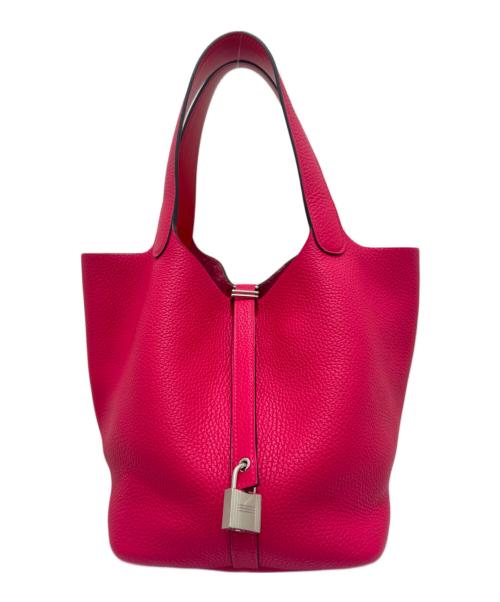 HERMES（エルメス）HERMES (エルメス) ピコタンロック MM エクラ ローズエクストリーム×レッド サイズ:MMの古着・服飾アイテム