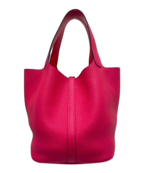 HERMES（エルメス）HERMES (エルメス) ピコタンロック MM エクラ ローズエクストリーム×レッド サイズ:MMの古着・服飾アイテム