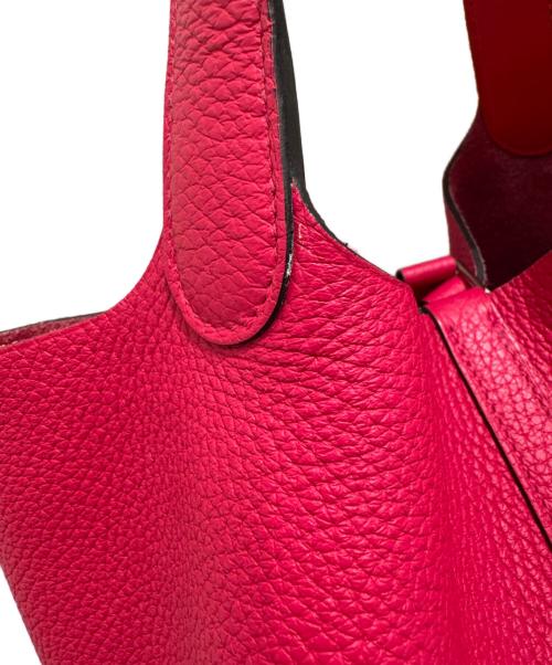 HERMES（エルメス）HERMES (エルメス) ピコタンロック MM エクラ ローズエクストリーム×レッド サイズ:MMの古着・服飾アイテム