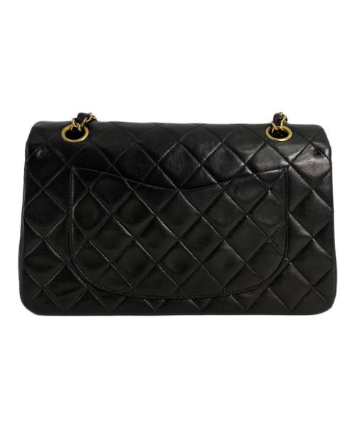 CHANEL（シャネル）CHANEL (シャネル) Wフラップチェーンショルダーバッグ ブラック サイズ:23の古着・服飾アイテム