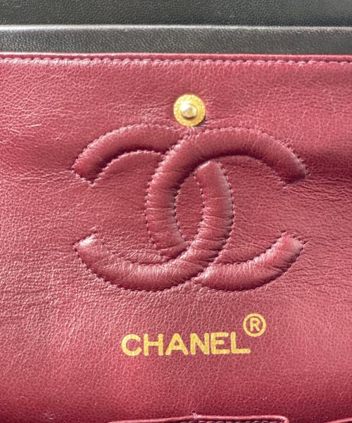 CHANEL（シャネル）CHANEL (シャネル) Wフラップチェーンショルダーバッグ ブラック サイズ:23の古着・服飾アイテム